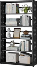 5 Tier Bookcase, Industrial Bookshelf, Home Office Bookcase Shelf Storage by Steeloong