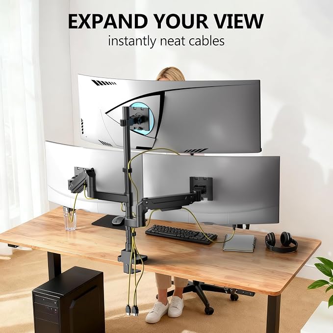 WALI Triple Monitor Mount - Image 5