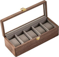 muso wood Watch Display Box, 5 Slot Watch Case by Musowood