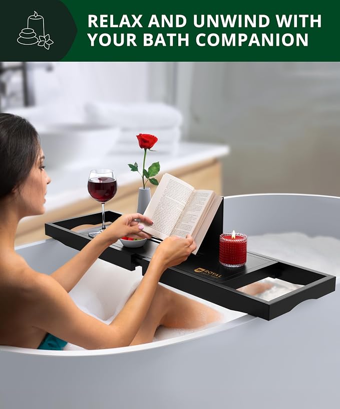 ROYAL CRAFT WOOD Premium Bathtub Tray - Image 5
