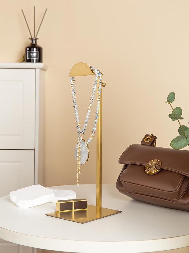 Purse Display Stands, 3 Pack Gold Purse Display Rack Stainless Steel Handbag - Image 6