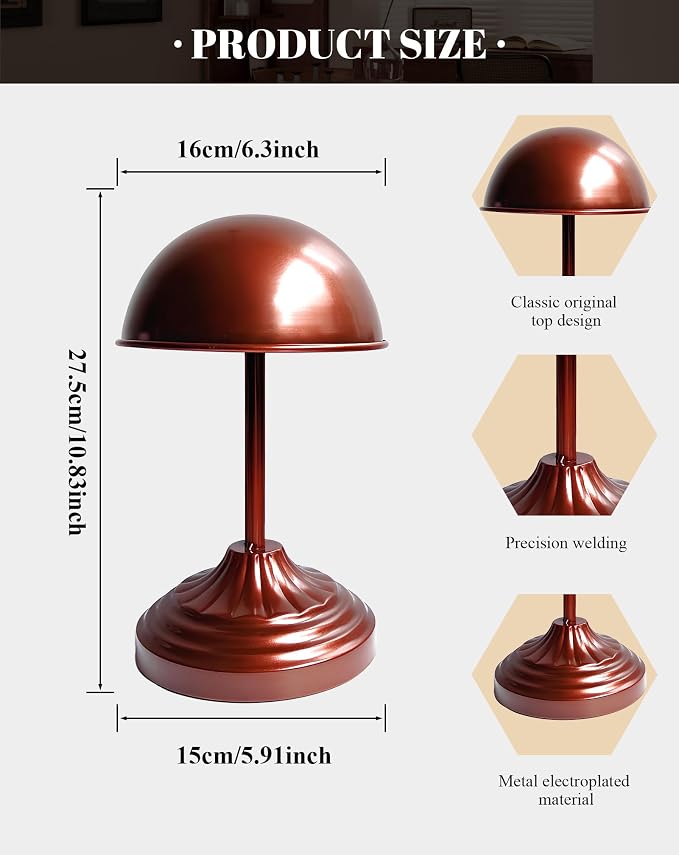 CHADWICK Vintage Dome-Shaped Hat Stand - Image 3