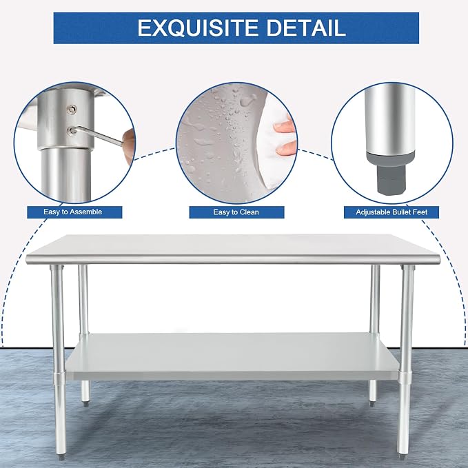 HARDURA Stainless Steel Table 24X72 Inches - Image 5