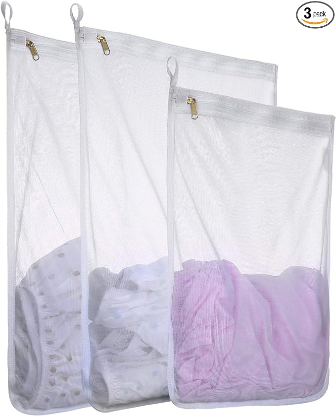 Reusable Mesh Laundry Bags, Delicates Garment Washing Bags by RoomyRoc