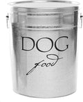 Harry Barker Pet Food Storage Collection, Classic Silver Food Storage by HarryBarker