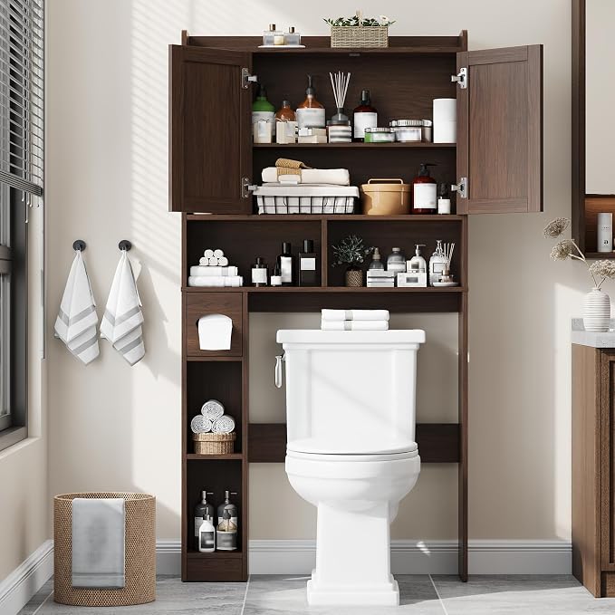 Over The Toilet Storage Cabinet, Farmhouse Storage Cabinet Over Toilet - Image 5