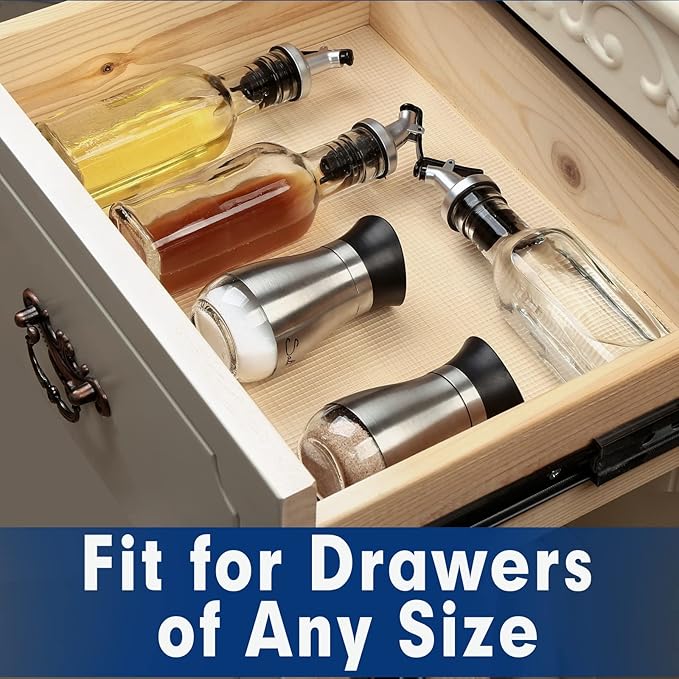 Shelf Liner, Drawer Liner, 2 Rolls x 12 Inches x 20 FT Cabinet Liner - Image 3