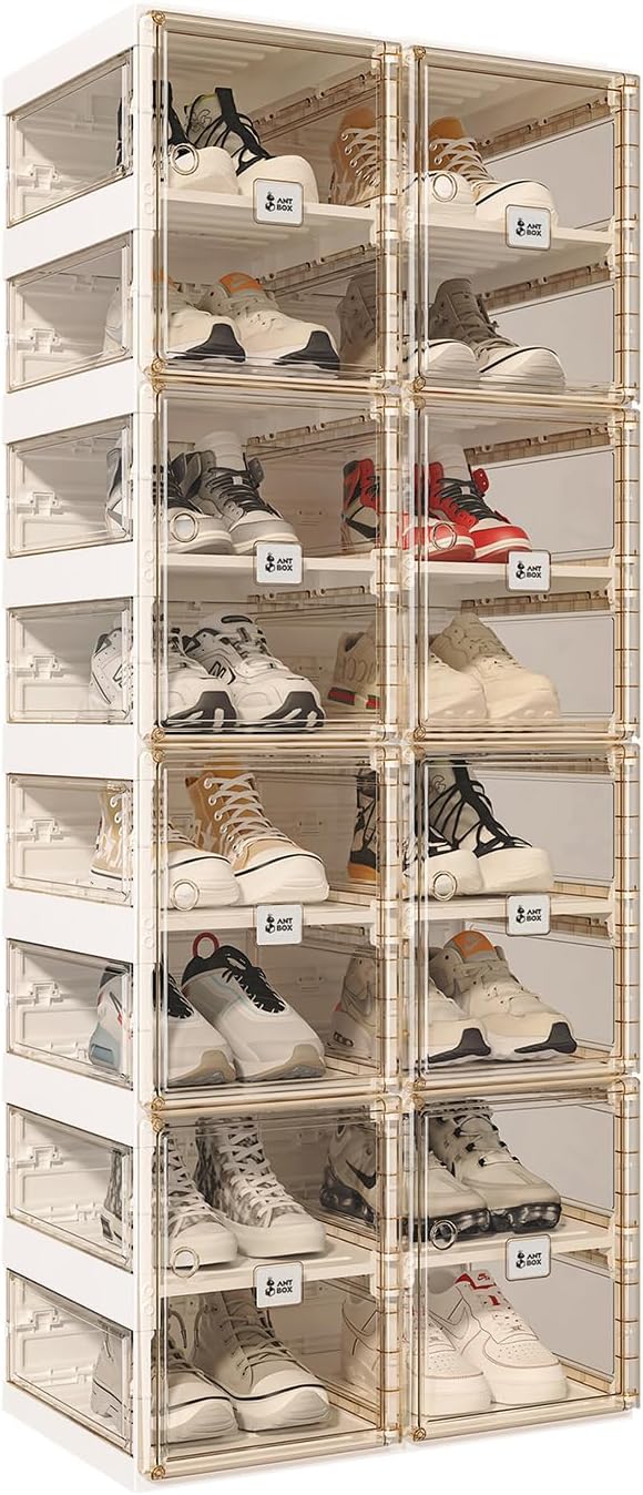 ANTBOX Foldable Shoe Rack, Shoe Organizers by ANTBOX