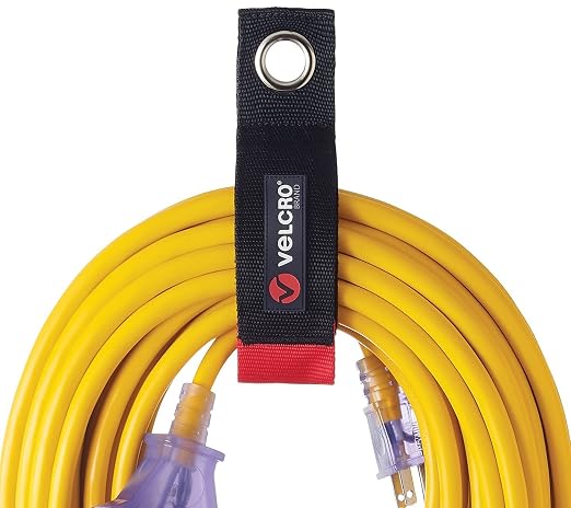 Velcro Brand Heavy Duty Extension Cord Holder Organizer | Holds 75 Pounds by VELCRO%C2%AEBrand