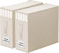 2 Pack Bed Sheet Closet Organizers and Storage, Sturdy Foldable Storage by StorageTastic