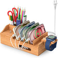 Bamboo Charging Station for Multiple Devices by Pezin+%26+Hulin