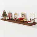 Floating Shelves 55 Inch Long, 12 Inch Deep Floating Shelves by FunMemories