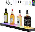 Dethan 1 Tier 24 Inch LED Lighted Liquor Bottle Display Shelf - Wine