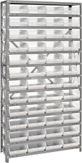 Quantum Storage Systems 1875-108CL Clear-View Sloped Shelving Unit by QuantumStorageSystems