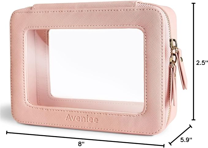 Aveniee Clear Makeup Bag Organizer, Travel Toiletry Bag - Image 8