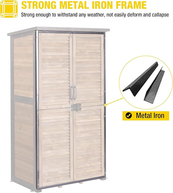 Aivituvin Outdoor Storage Shed - Image 6