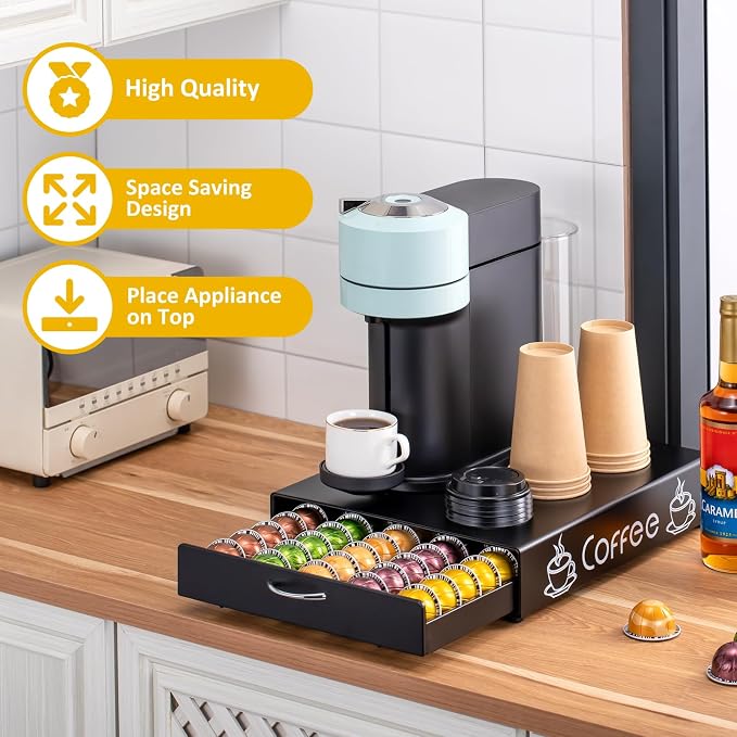 Rice rat Nespresso Pod Holder Pod Drawer Cabinet Pod Storage Rack - Image 6