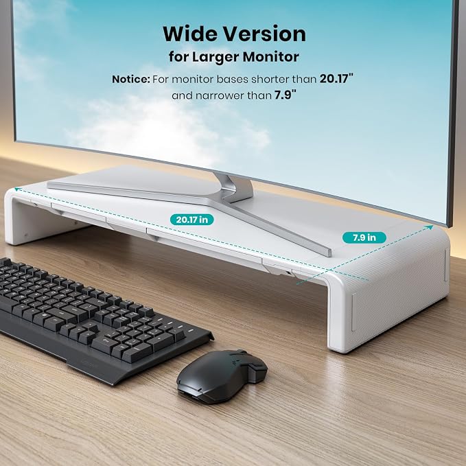 Monitor Stand Riser, Klearlook Foldable, Height Adjustable Computer Stand - Image 2