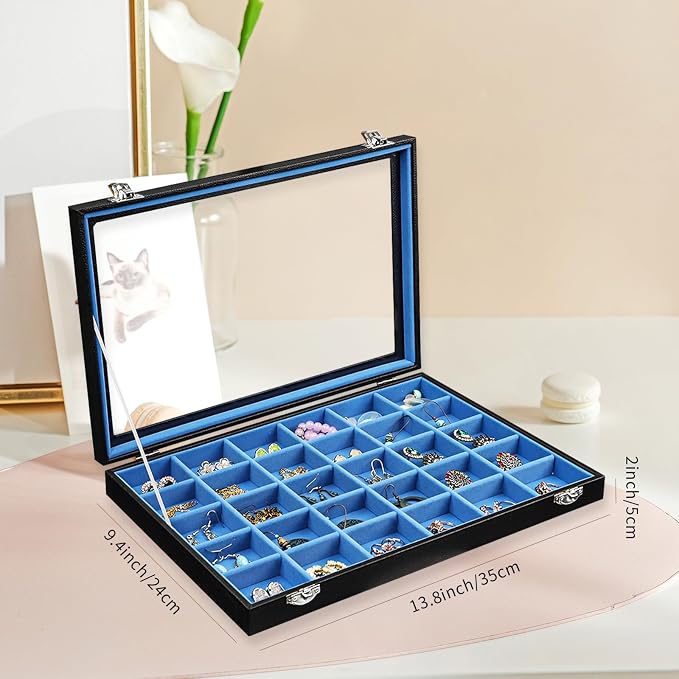 Stratalife Jewelry Holder Organizer Jewelry Drawer Organizer Earring Holder - Image 6