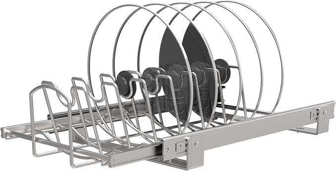 Slide Out Pan and Pot Lid Organizer - Image 7