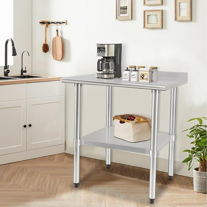 HARDURA Stainless Steel Table Prep & Work Table 24 x 36 Inches NSF Heavy Duty - Image 6