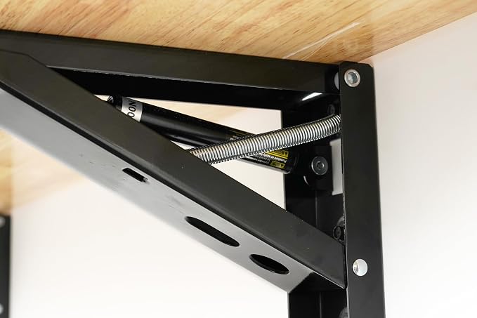 SafeRacks Heavy Duty Wall Mounted Folding Table | Collapsible Workbench - Image 3