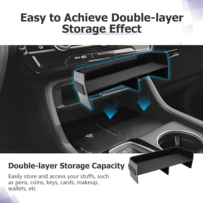 LUWU 2026 Passport Center Console Organizer Compatible - Image 4