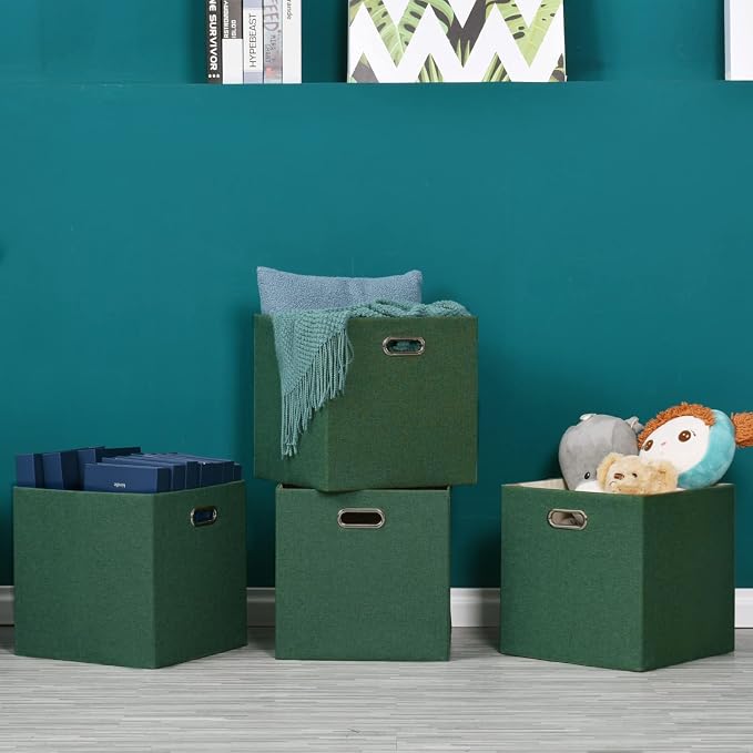 Cube Storage Bins 13×13 Linen Foldable Box - Image 5