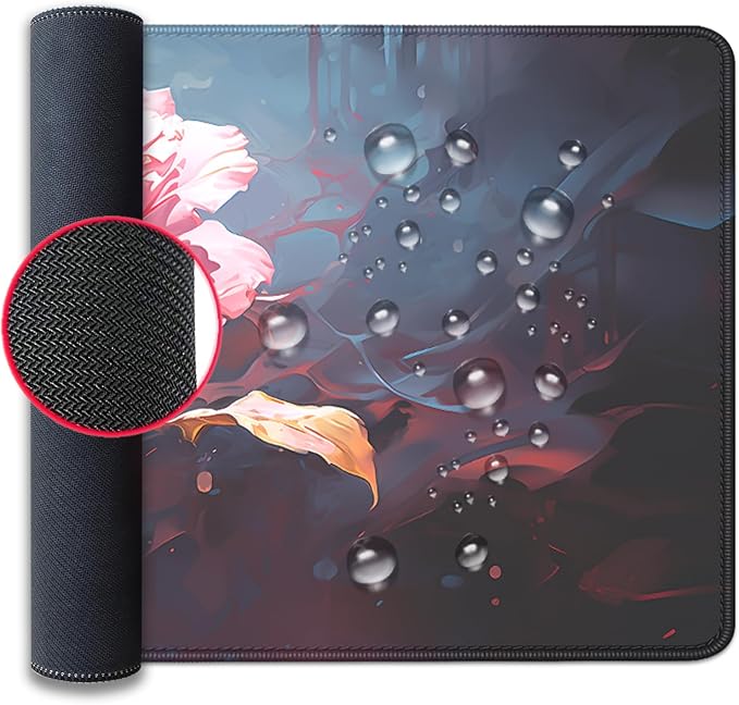 Artistic Flowers Mouse Pad, XL Floral Mousepad Desk Pad - Image 7