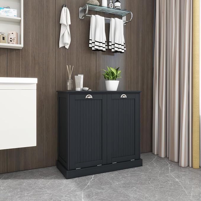 Tilt Out Laundry Hamper Cabinet - Image 7