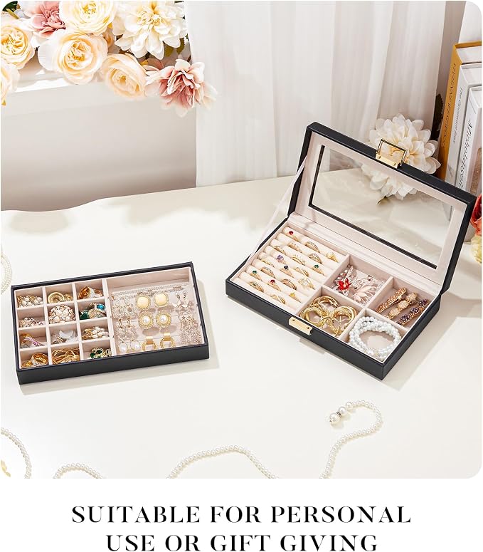 Homde Jewelry Tray Stackable Jewelry Box - Image 8