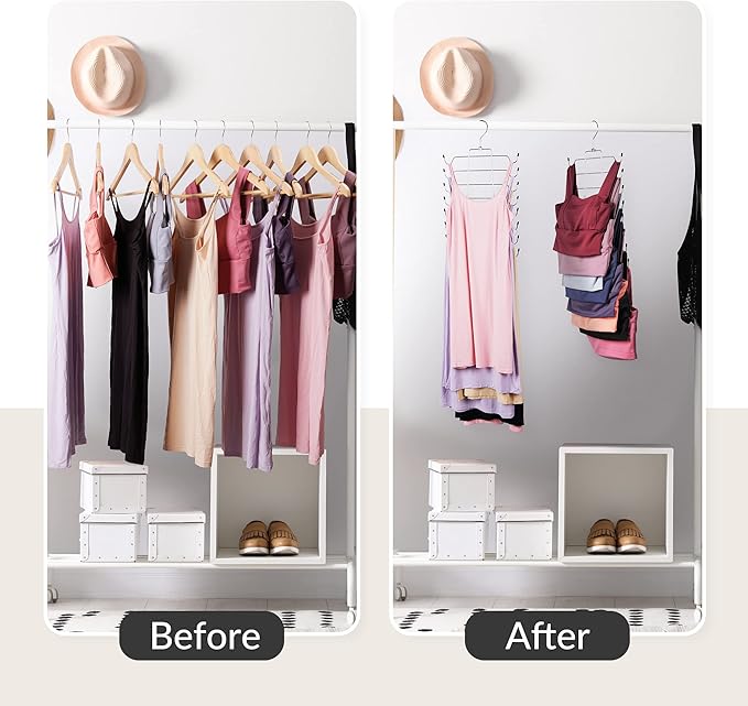 ZEDODIER Tank Top Hanger Space Saving, Bra Hangers - Image 2
