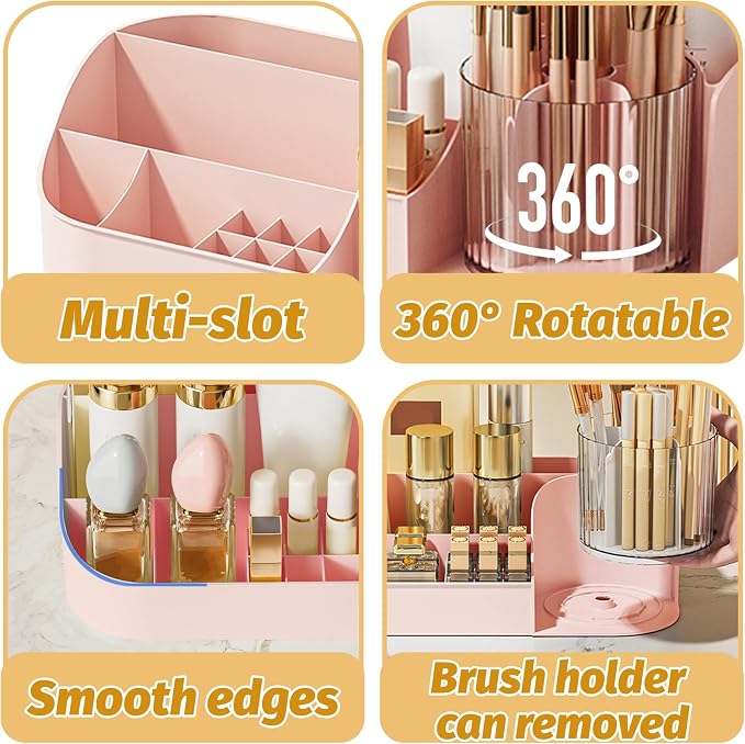 DASITON Large Capacity Makeup Organizer - Image 6