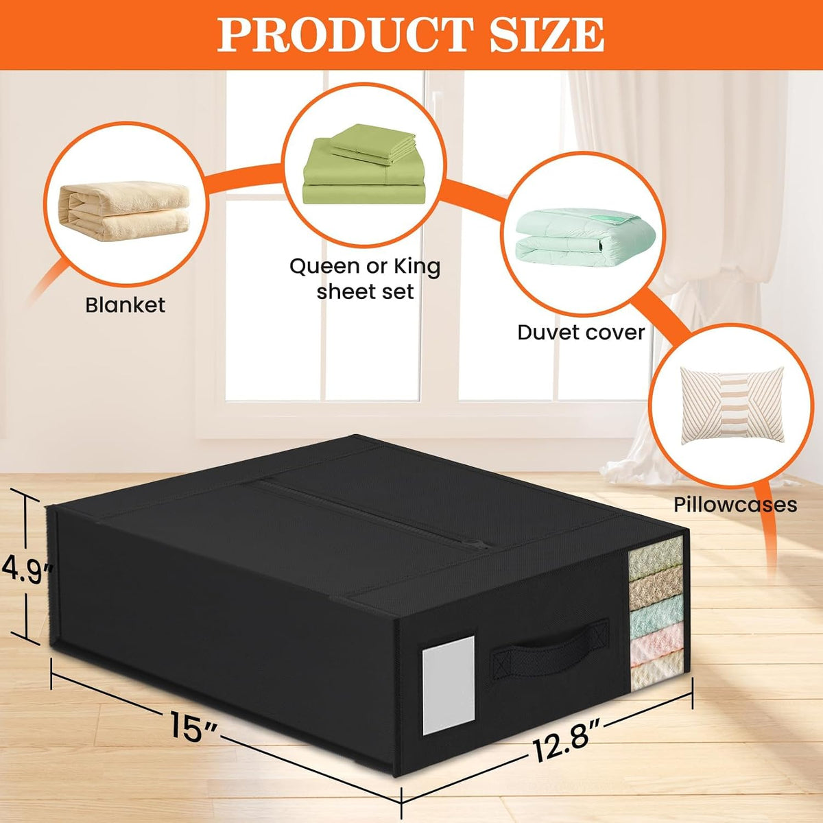 Sheet Organizers and Storage,Closet Bed Sheet Organizer Under Bed