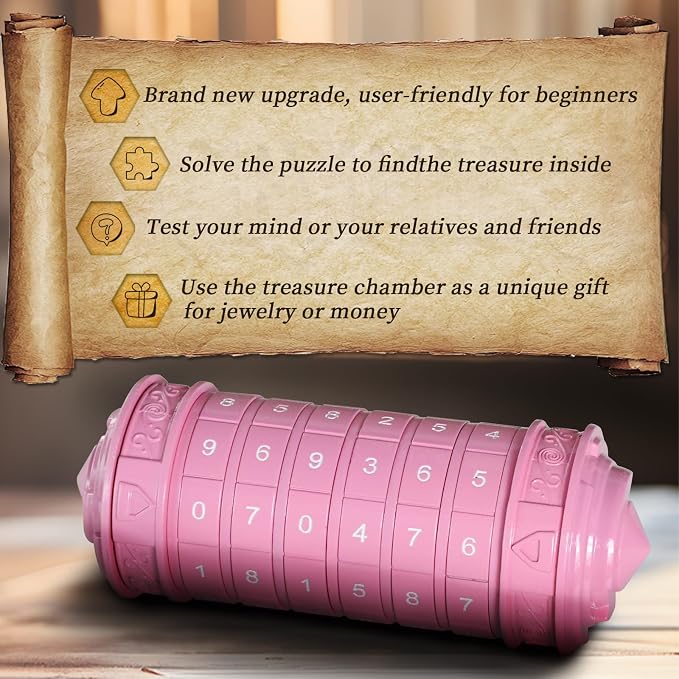 Da Vinci Code Numeric Cryptex Money Puzzle Box - Image 5