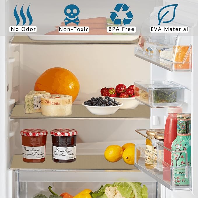HooTown Kitchen Shelf Liner Drawer Liners, 17.5"W x 196.8"L Non-Adhesive - Image 2