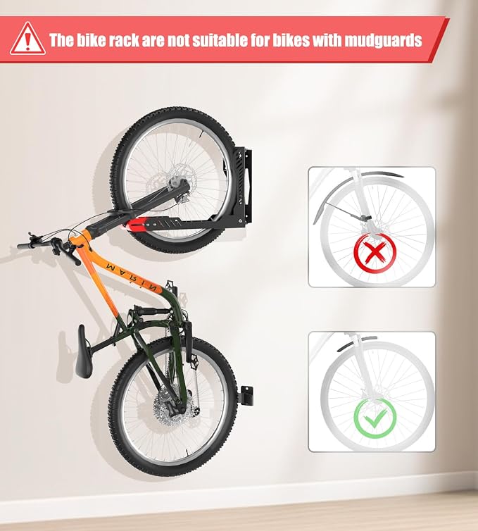 Swivel Bike Wall Mount, Space Saving Bike Rack Garage, No Heavy Lifting - Image 7