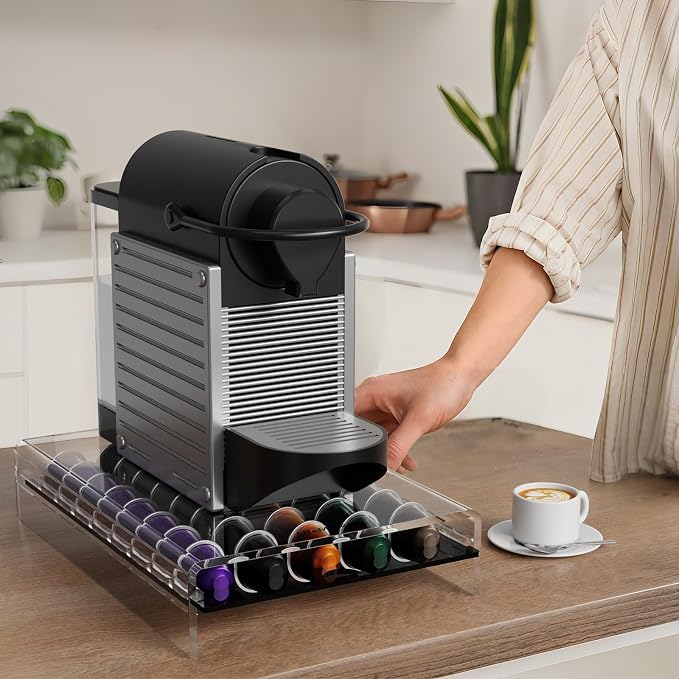 Storage Drawer for Nespresso Original Line， Coffee Pod Holder for Counter - Image 2