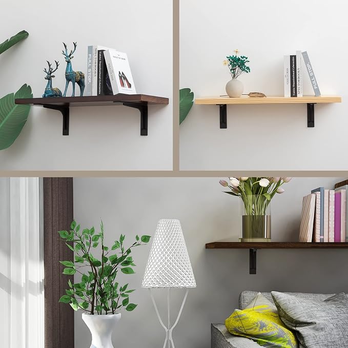 20 x 12 INCH Shelf Brackets, L Shelf Brackets, Vertical Angle, Premium Alloy - Image 8