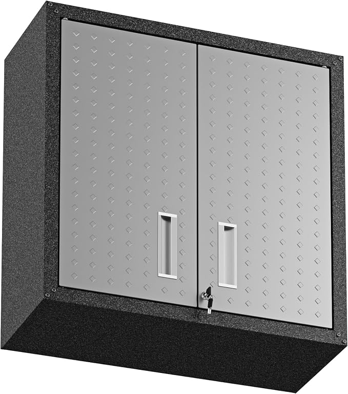 Manhattan Comfort Dual Fortress Floating Garage Storage Cabinet - Image 9