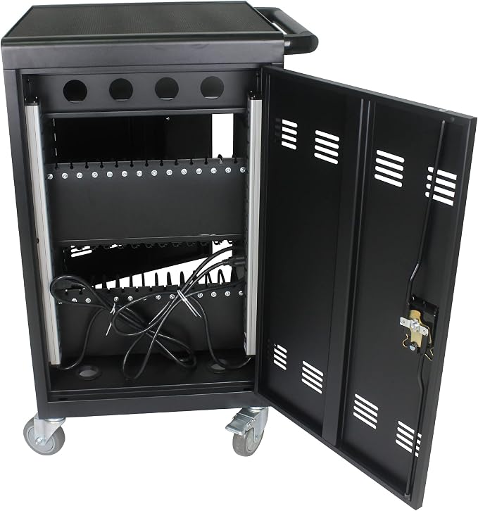 36 Device Charging Cart for Laptop Up to 16.3-inch Screen, Mobile Charging - Image 9