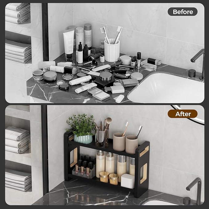 Bathroom Counter Organizer, Bathroom Counter Shelf, Bathrooms Organizers - Image 3