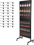 Eastern Tree Metal Pegboard Display Stand 2'x 5'with 30 Hooks, Pegboard Panels by EasternTree