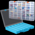 Juexica 2 Pcs Large 48 Grids Plastic Storage Bead Organizer Box, Tackle Box by Juexica