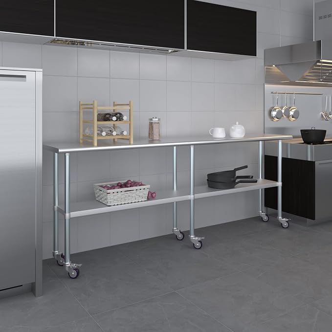AmGood Stainless Steel Work Table - Image 9