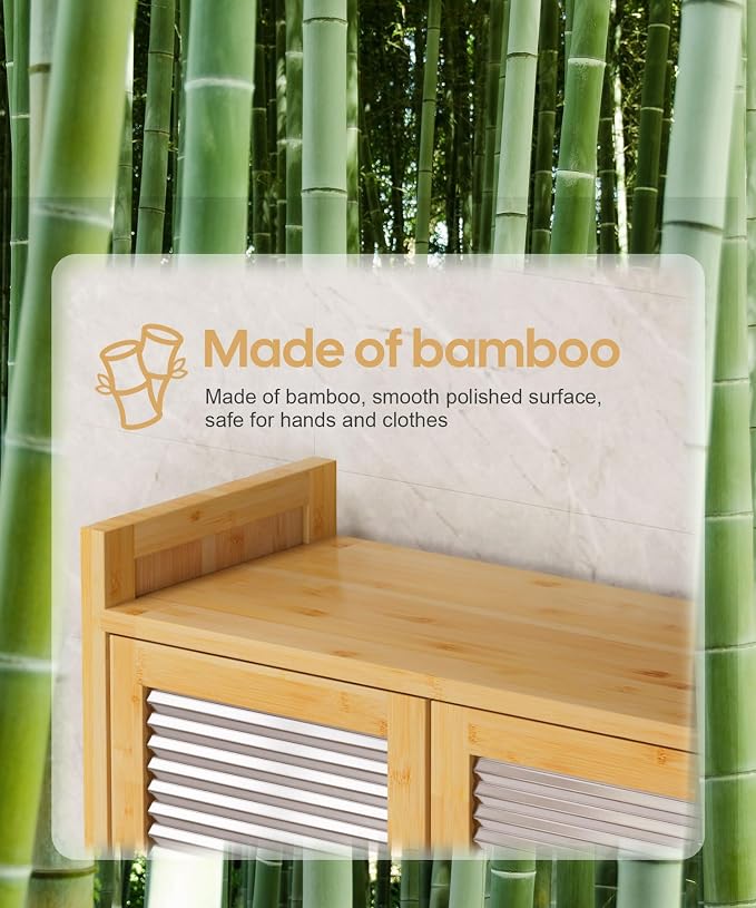 Over The Toilet Storage Cabinet: Bathroom Organizer Shelf - Image 8