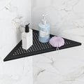 Bathroom Corner Shelf, Recessed 12" Shower Shelf Caddy, SUS304 Stainless Steel by Qeke