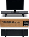 Moodular Wooden Monitor Stand 33.4” Desk Organizer by ULTRARM