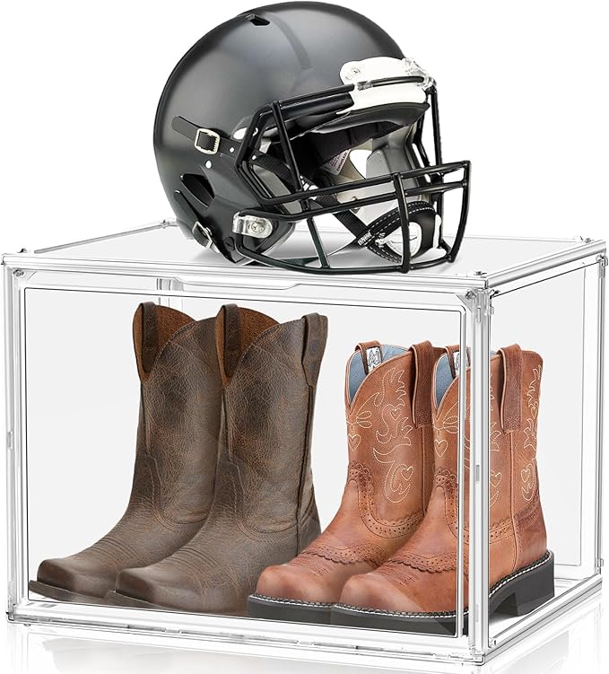 XXX-Large Extra Large Acrylic Display Case 17''x13''x13'' Transparent Shoe by DAYOOH