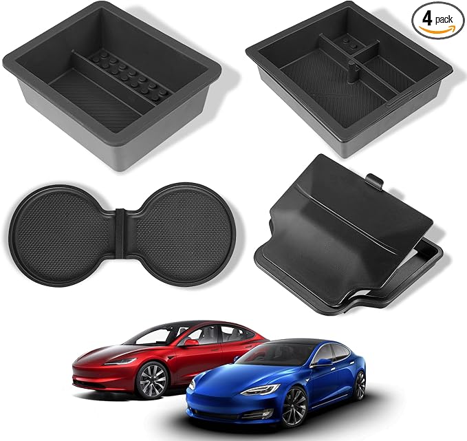 Model Y Juniper and Model 3 Center Console Organizer by Unknown